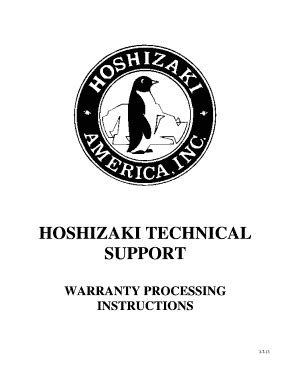 The sole and exclusive remedy for a valid warranty claim is for LANCER to provide a repaired or replaced part (it being in LANCERs sole discretion whether to provide a repaired or replaced part) with respect to any corresponding part which LANCERs examination discloses has failed during the applicable WARRANTY PERIOD due to a defect in. . Hoshizaki warranty verification